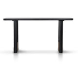 Auralin 1.6m Console Table - Full Black Console Table Nicki-Core