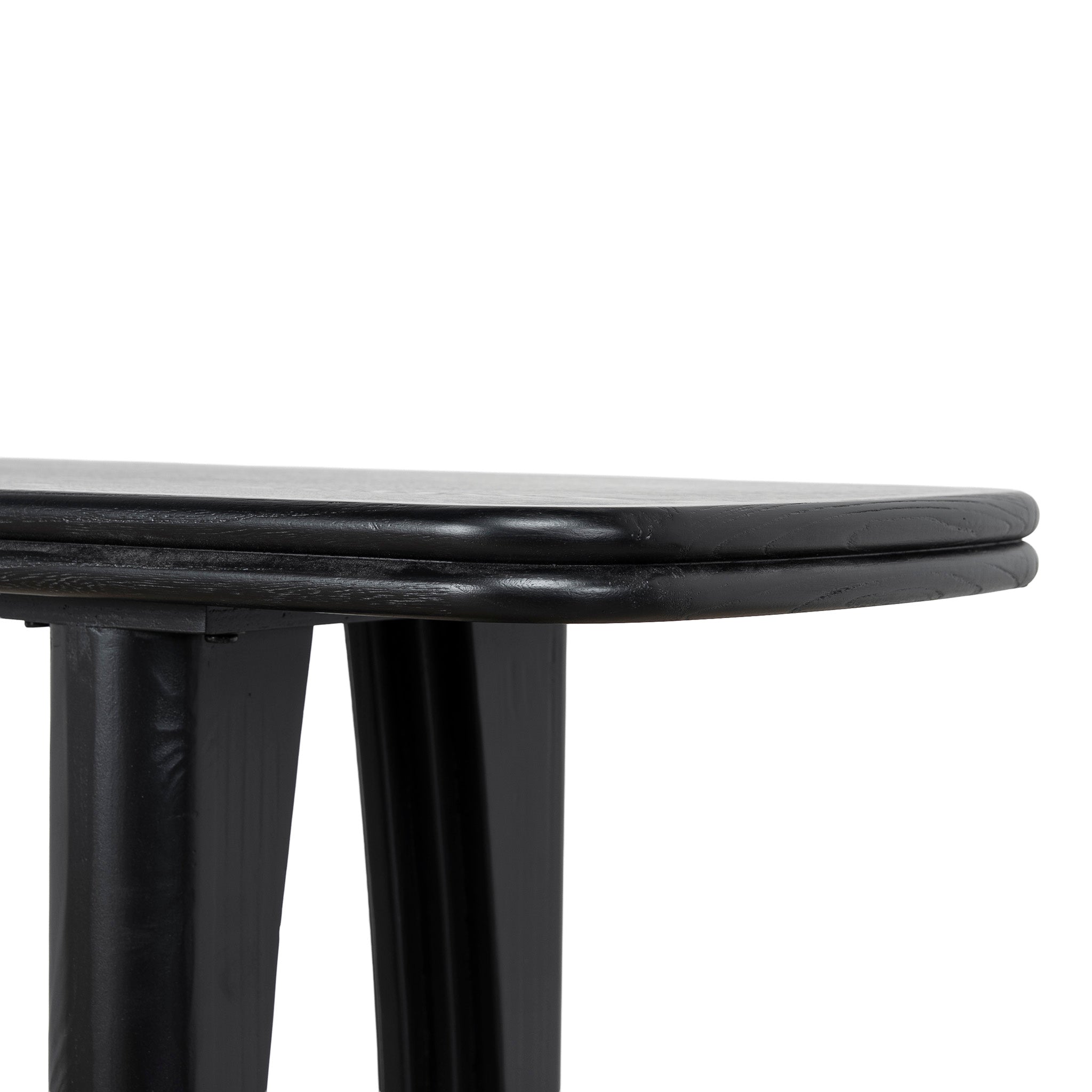 Auralin 1.6m Console Table - Full Black Console Table Nicki-Core