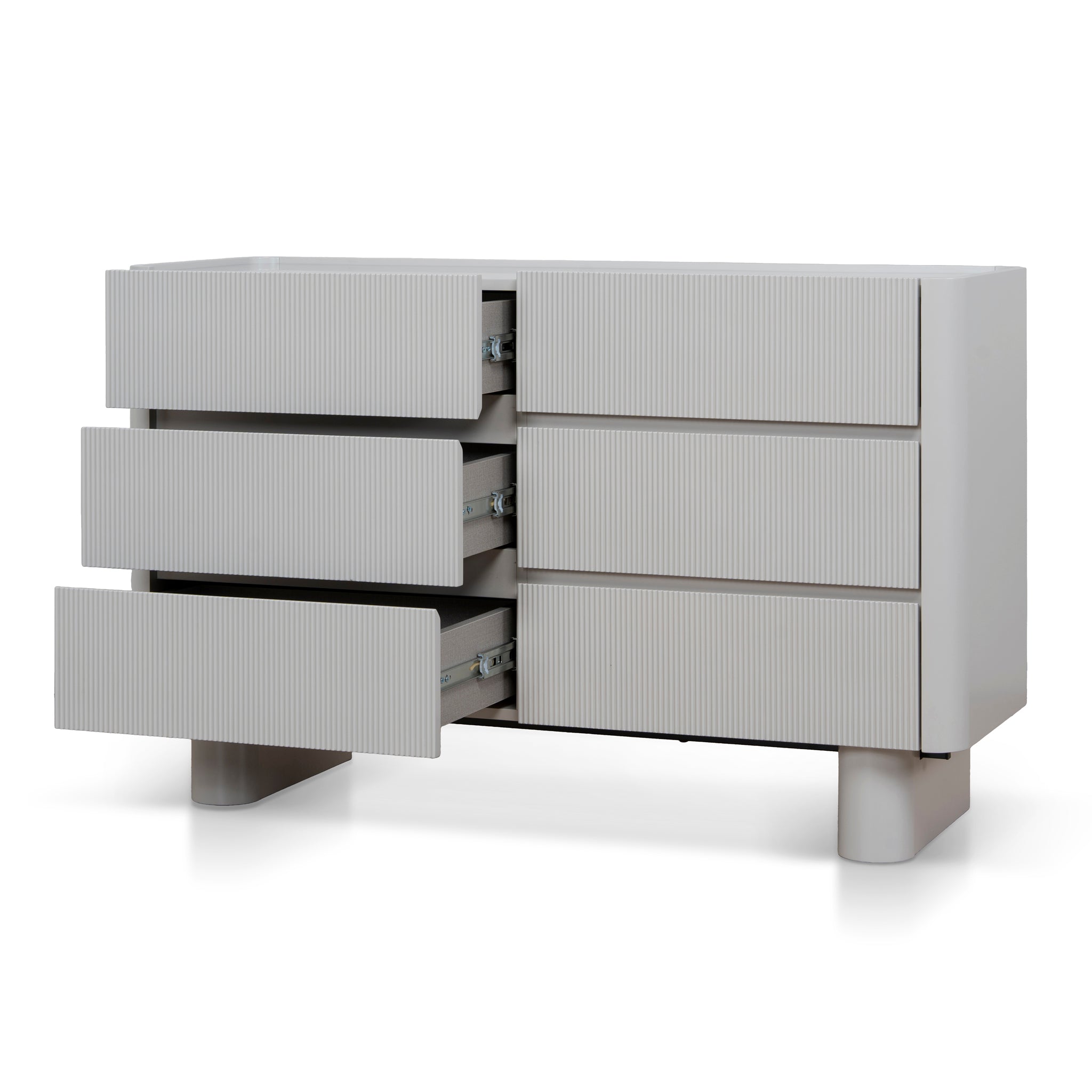 Rilano 1.2m Buffet Unit - Warm Grey Buffet & Sideboard Iggy-Core