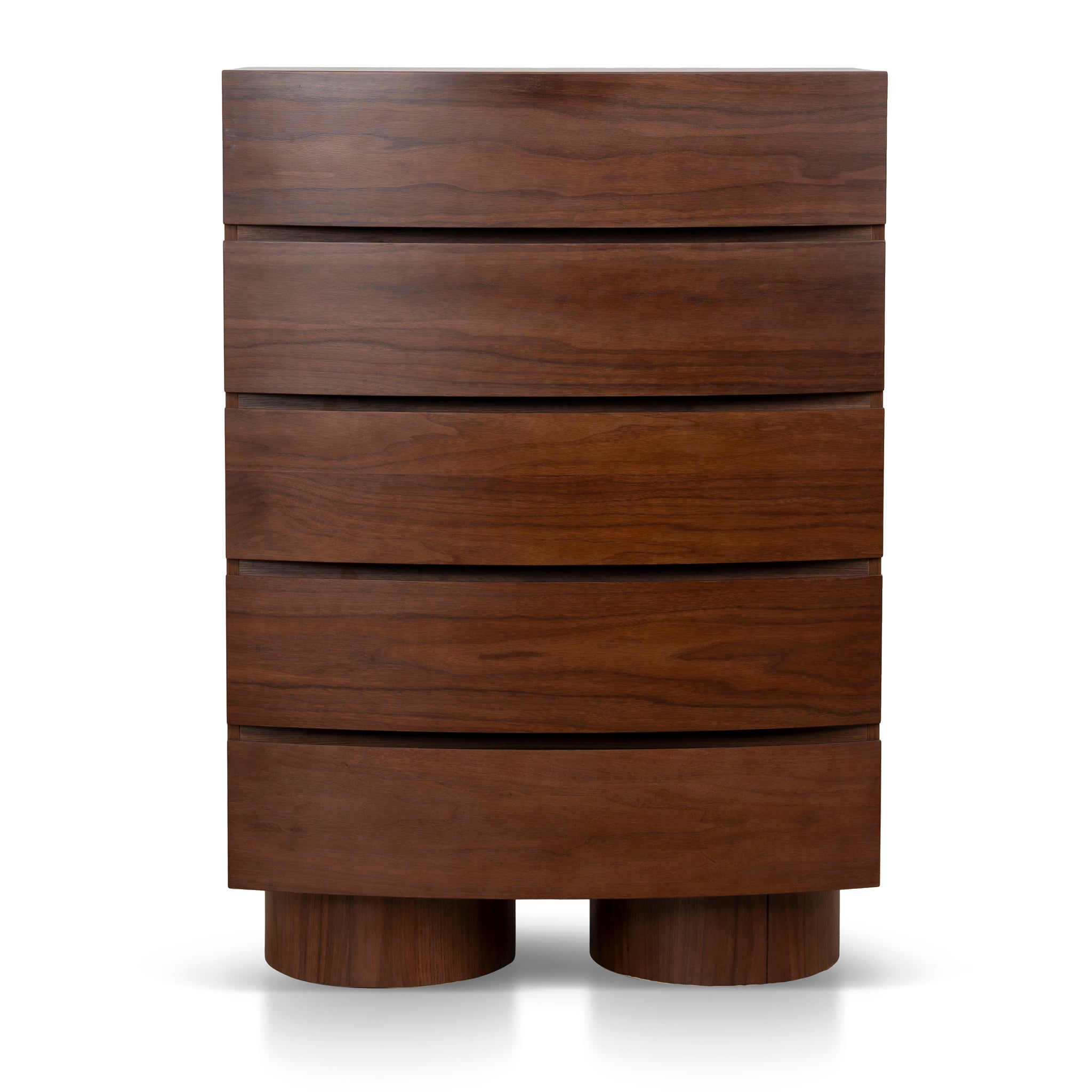 Dorit Tallboy Drawer Chest - Walnut Tallboy Iggy-Core