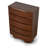 Dorit Tallboy Drawer Chest - Walnut Tallboy Iggy-Core