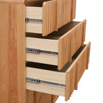 Elviano Tallboy Drawer Chest - Natural Drawer Marri-Core