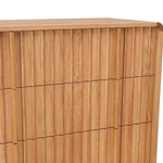 Elviano Tallboy Drawer Chest - Natural Drawer Marri-Core