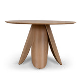 Tira Round Dining Table - Natural Dining Table Swady-Core