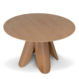 Tira Round Dining Table - Natural Dining Table Swady-Core