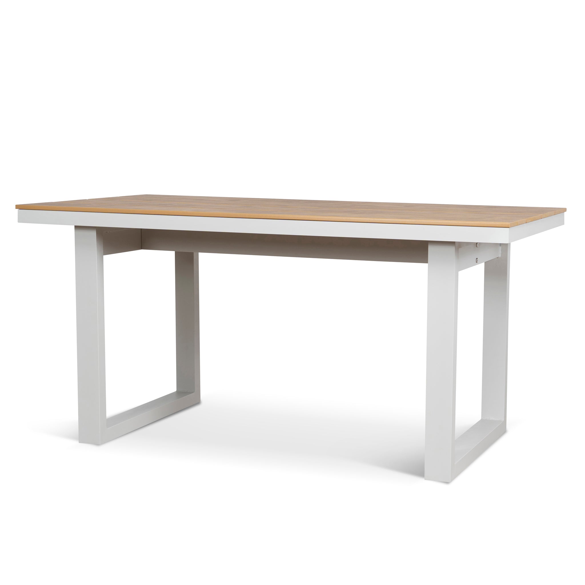 Monderra 1.6m Sand White Outdoor Dining Table - Natural Dining Table Industra-Core