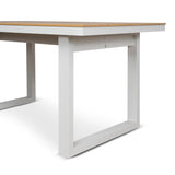 Monderra 1.6m Sand White Outdoor Dining Table - Natural Dining Table Industra-Core