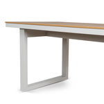 Monderra 1.6m Sand White Outdoor Dining Table - Natural Dining Table Industra-Core