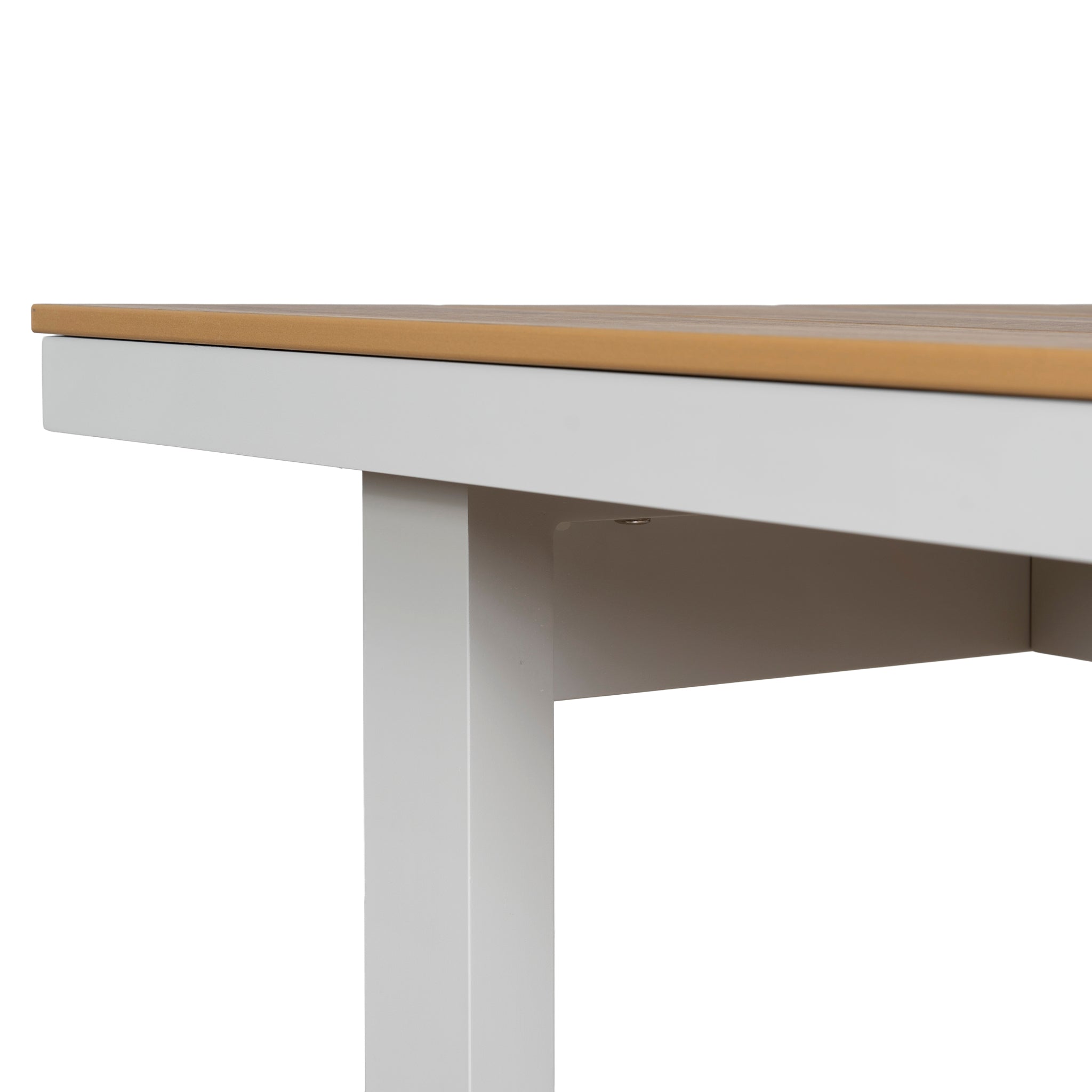 Monderra 1.6m Sand White Outdoor Dining Table - Natural Dining Table Industra-Core
