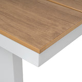 Monderra 1.6m Sand White Outdoor Dining Table - Natural Dining Table Industra-Core