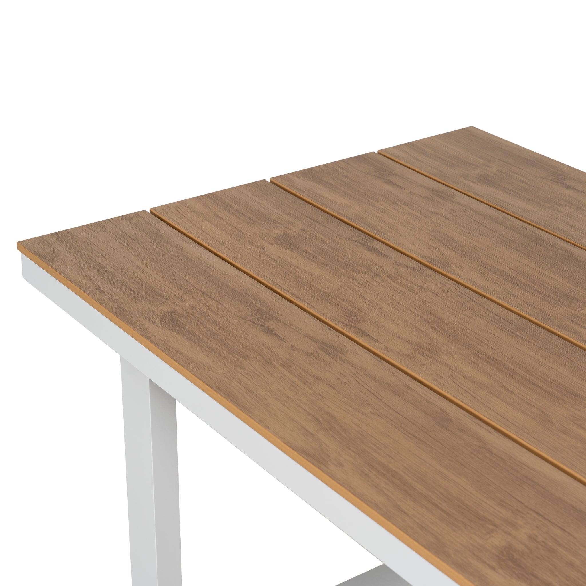 Monderra 1.6m Sand White Outdoor Dining Table - Natural Dining Table Industra-Core