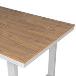 Monderra 1.6m Sand White Outdoor Dining Table - Natural Dining Table Industra-Core