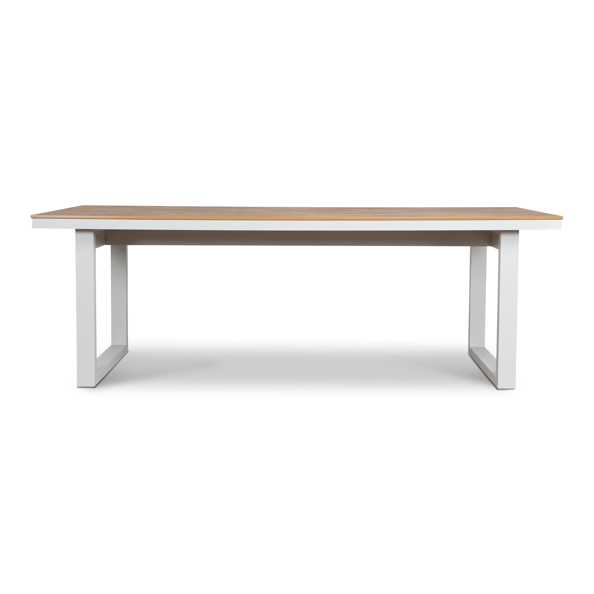 Monderra 2.3m Sand White Outdoor Dining Table - Natural Dining Table Industra-Core