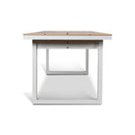 Monderra 2.3m Sand White Outdoor Dining Table - Natural Dining Table Industra-Core