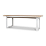 Monderra 2.3m Sand White Outdoor Dining Table - Natural Dining Table Industra-Core