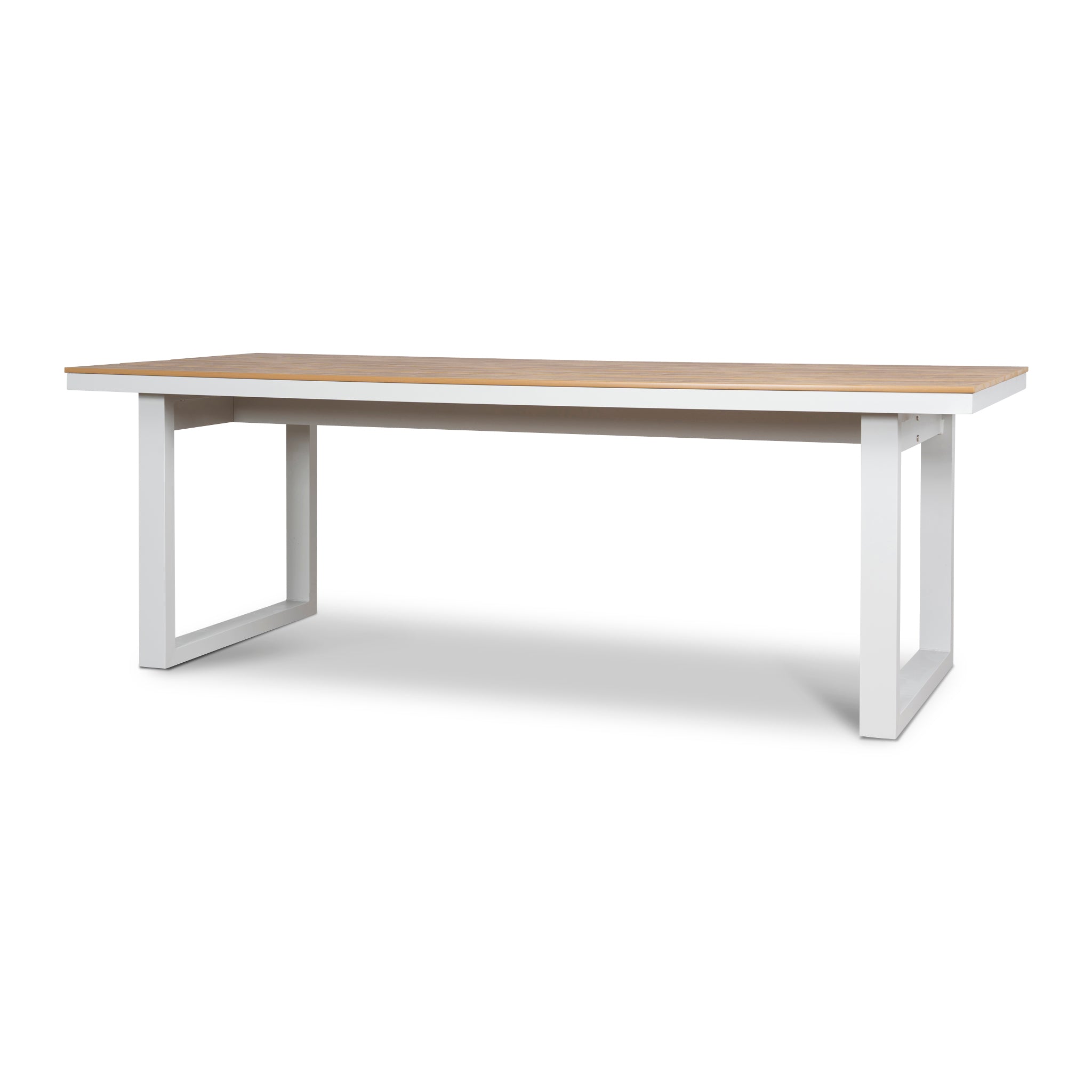 Monderra 2.3m Sand White Outdoor Dining Table - Natural Dining Table Industra-Core