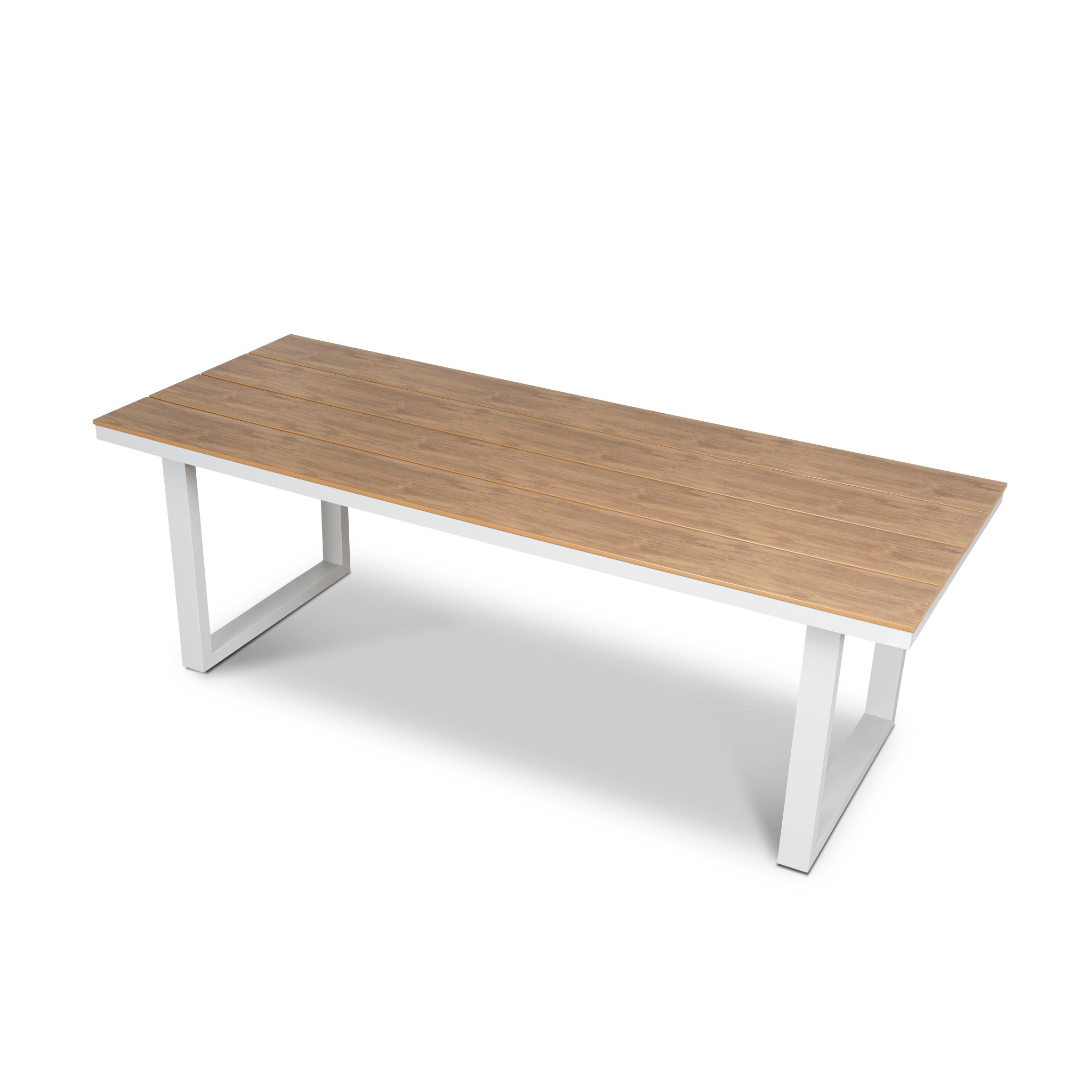 Monderra 2.3m Sand White Outdoor Dining Table - Natural Dining Table Industra-Core