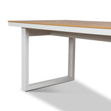 Monderra 2.3m Sand White Outdoor Dining Table - Natural Dining Table Industra-Core