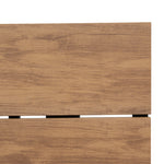 Monderra 1.6m Black Outdoor Dining Table - Natural Dining Table Industra-Core