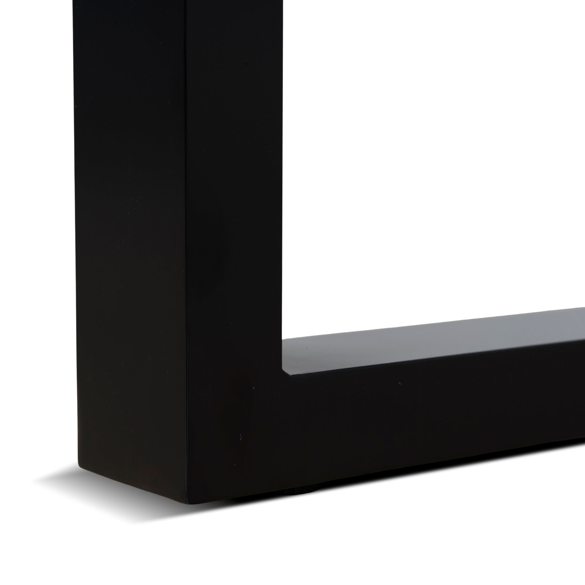 Monderra 2.3m Black Outdoor Dining Table - Natural Dining Table Industra-Core