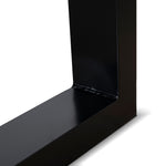 Monderra 2.3m Black Outdoor Dining Table - Natural Dining Table Industra-Core