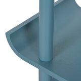 Payton Wooden Shelving Unit - Light Blue Bookshelf Drake-Core