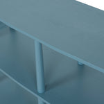 Payton Wooden Shelving Unit - Light Blue Bookshelf Drake-Core