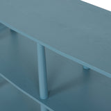 Payton Wooden Shelving Unit - Light Blue Bookshelf Drake-Core