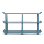 Payton Wooden Shelving Unit - Light Blue Bookshelf Drake-Core