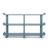 Payton Wooden Shelving Unit - Light Blue Bookshelf Drake-Core