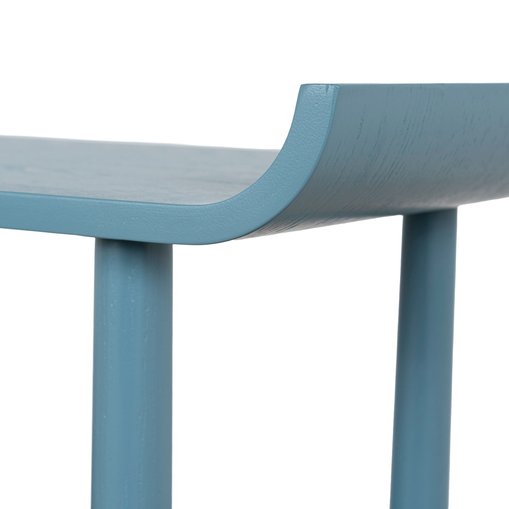 Payton Wooden Shelving Unit - Light Blue Bookshelf Drake-Core