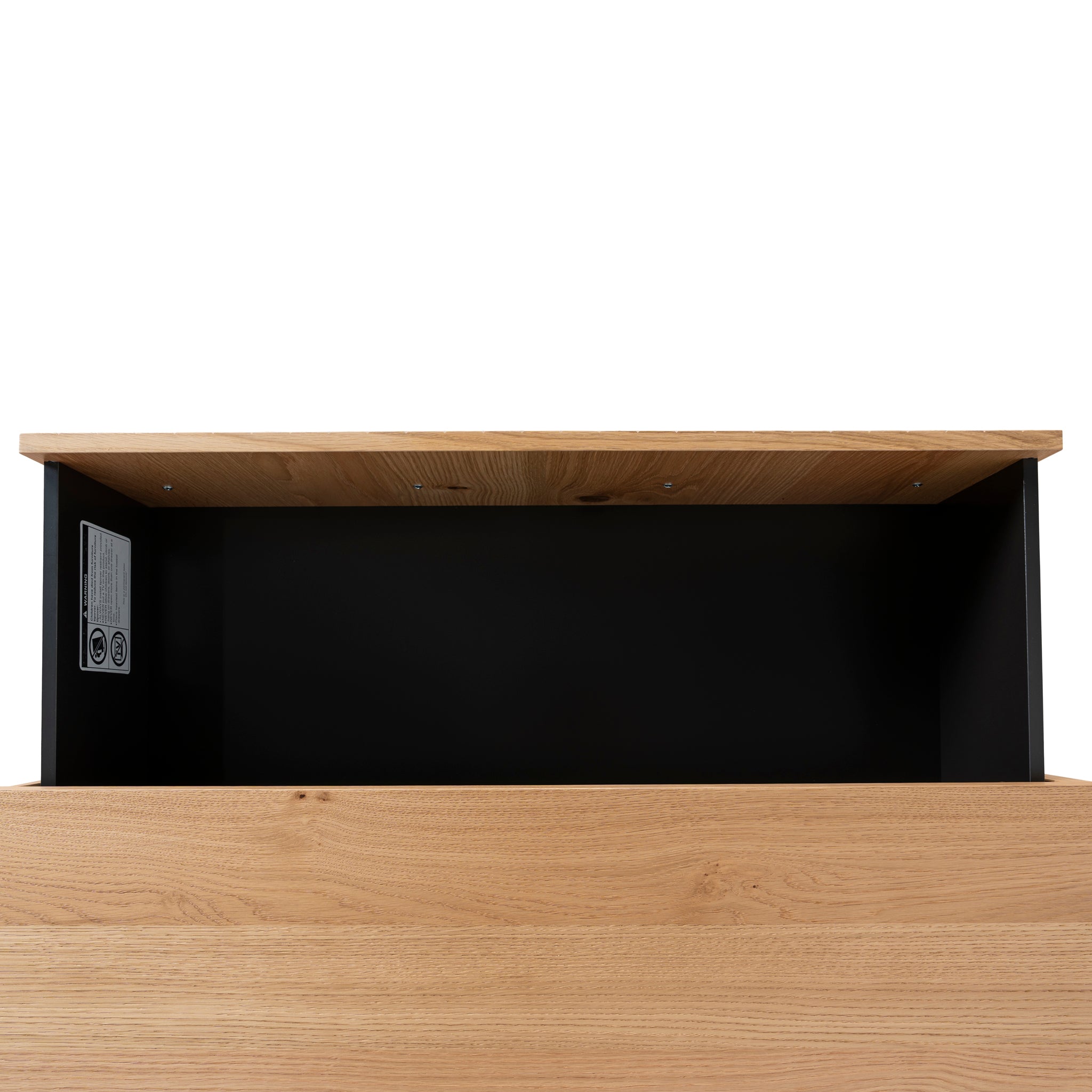 Cambrio Chest of 3 Drawers - Knotty Oak Drawer VN-Core