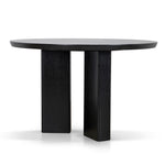 Sablea 1.2m Round Dining Table - Full Black Dining Table Cino-Core