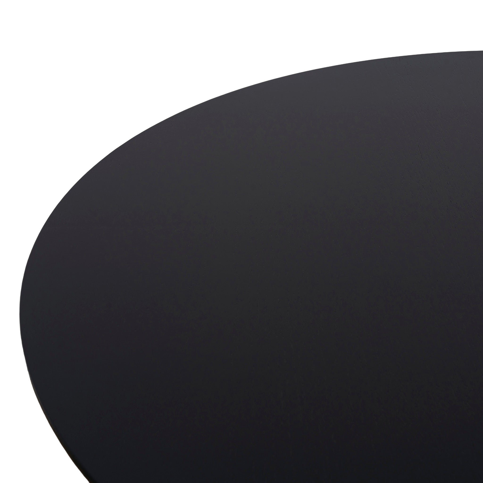 Sablea 1.2m Round Dining Table - Full Black Dining Table Cino-Core