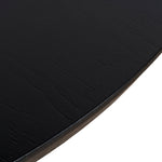 Sablea 1.2m Round Dining Table - Full Black Dining Table Cino-Core