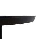 Sablea 1.2m Round Dining Table - Full Black Dining Table Cino-Core