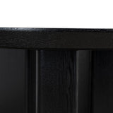 Sablea 1.2m Round Dining Table - Full Black Dining Table Cino-Core