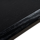 Olanta 2.1m Oval Dining Table - Full Black Dining Table Cino-Core
