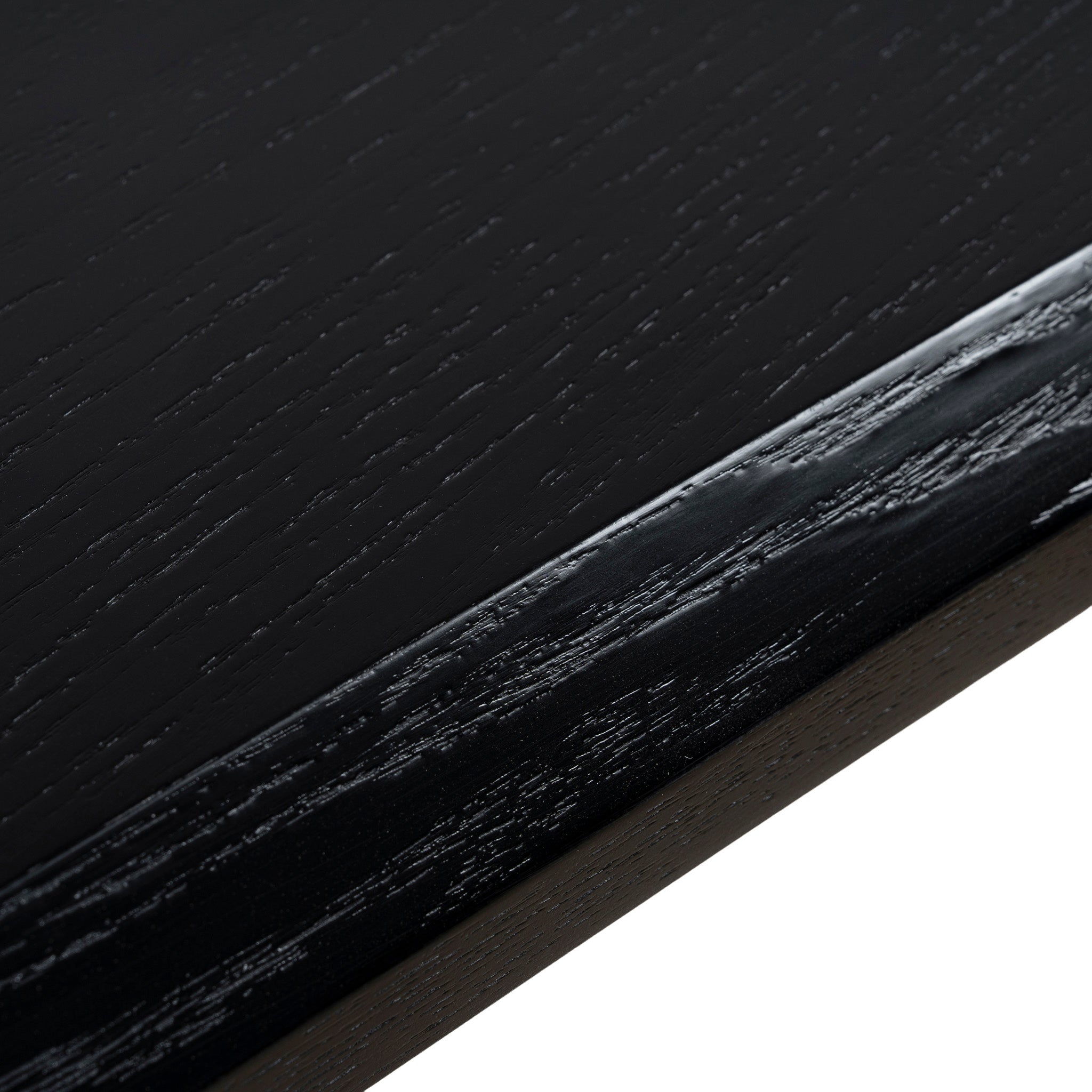 Olanta 2.1m Oval Dining Table - Full Black Dining Table Cino-Core
