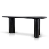 Olanta 2.1m Oval Dining Table - Full Black Dining Table Cino-Core