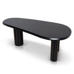 Olanta 2.1m Oval Dining Table - Full Black Dining Table Cino-Core