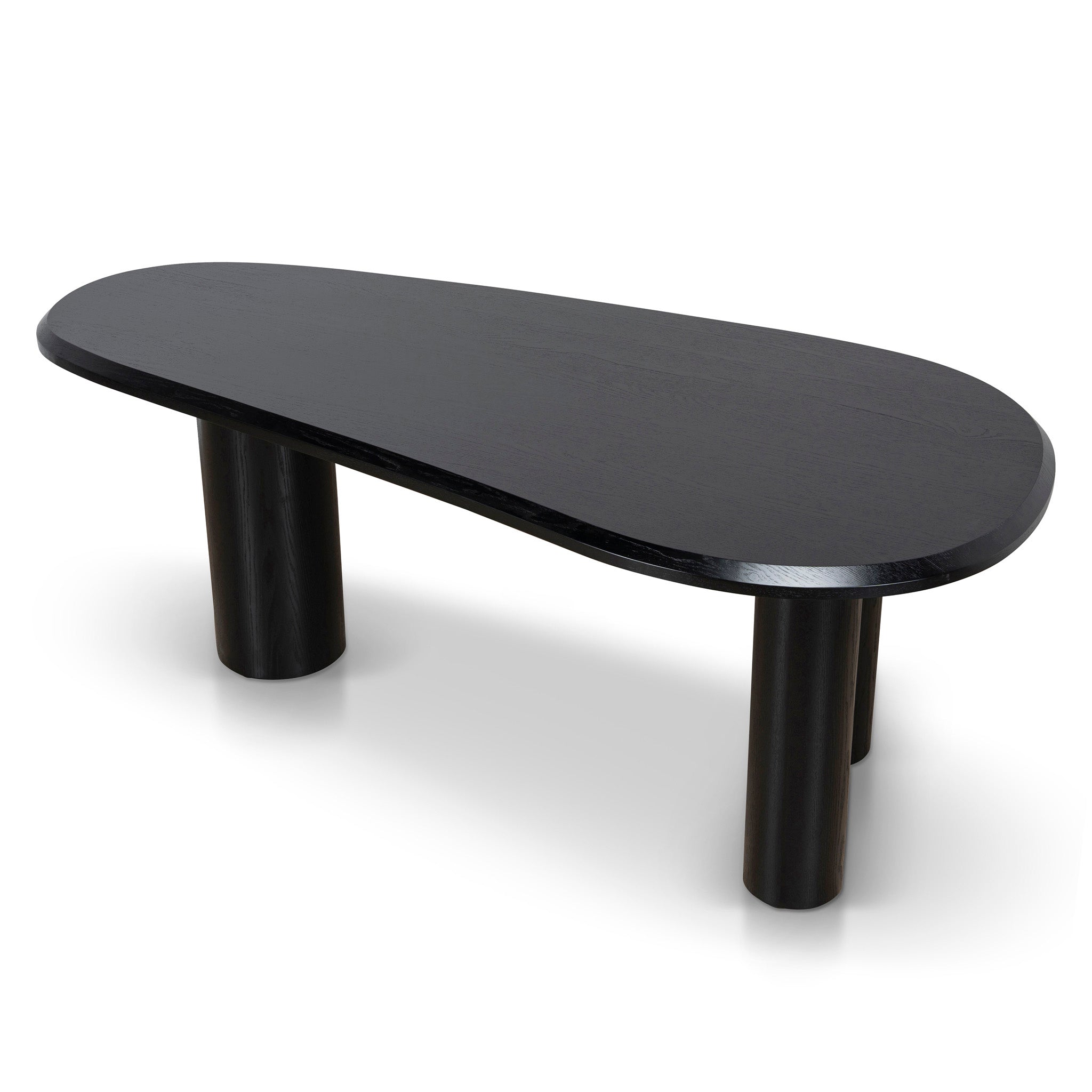 Olanta 2.1m Oval Dining Table - Full Black Dining Table Cino-Core