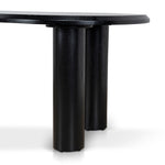 Olanta 2.1m Oval Dining Table - Full Black Dining Table Cino-Core