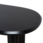 Olanta 2.1m Oval Dining Table - Full Black Dining Table Cino-Core