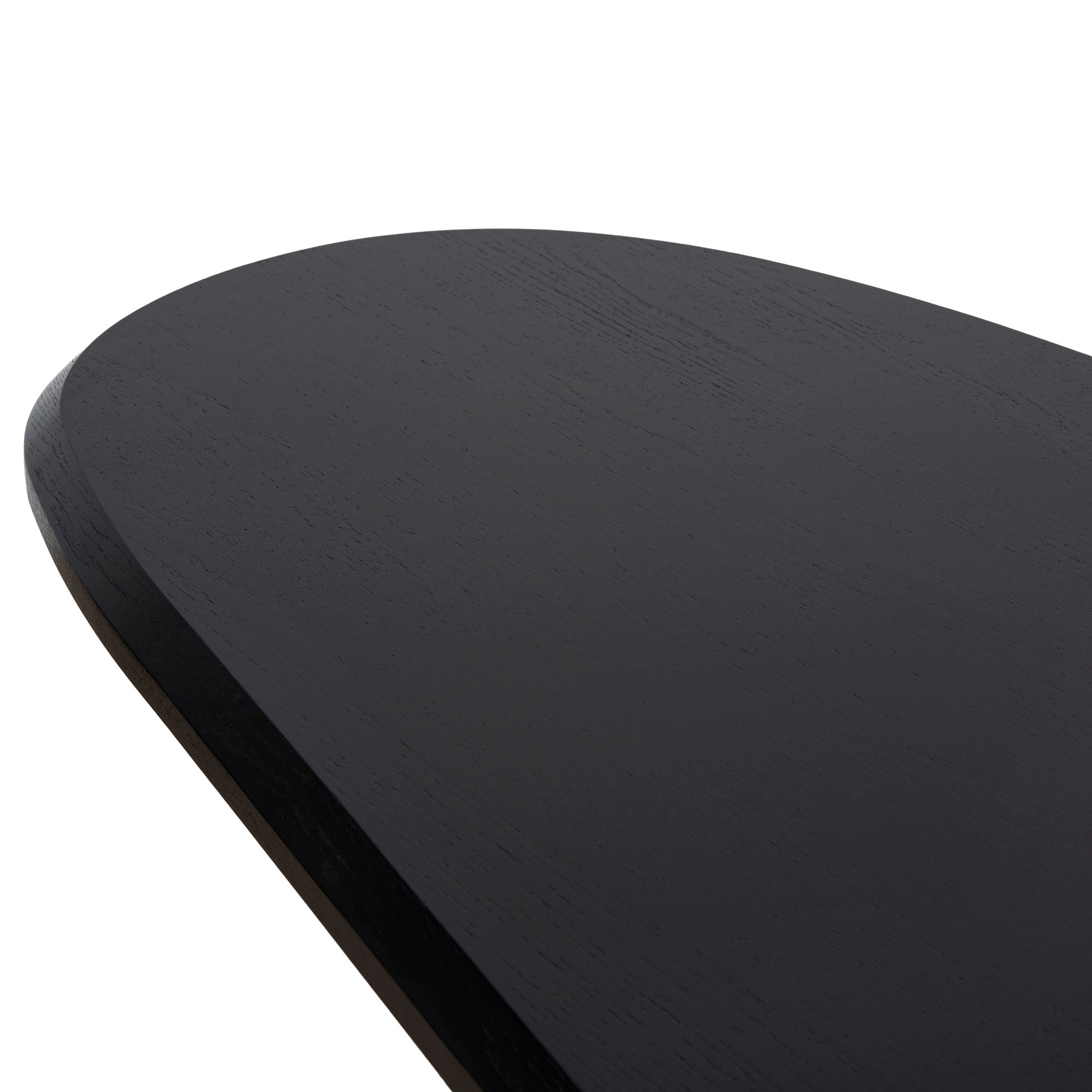 Olanta 2.1m Oval Dining Table - Full Black Dining Table Cino-Core