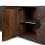 Adaline 1.8m Wooden Buffet Unit - Walnut Buffet & Sideboard Nicki-Core