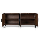 Adaline 1.8m Wooden Buffet Unit - Walnut Buffet & Sideboard Nicki-Core