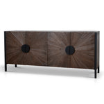 Adaline 1.8m Wooden Buffet Unit - Walnut Buffet & Sideboard Nicki-Core