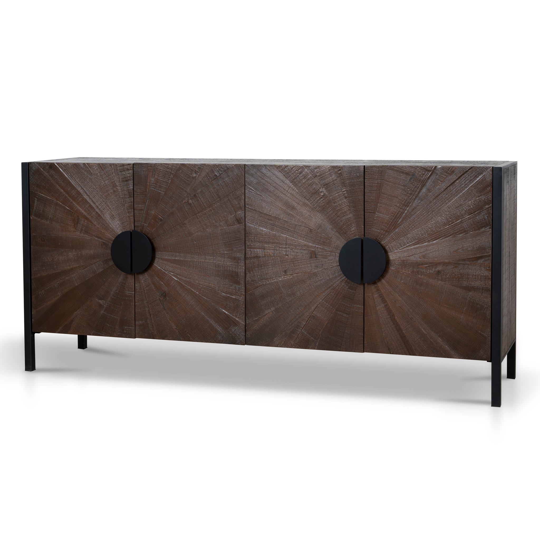 Adaline 1.8m Wooden Buffet Unit - Walnut Buffet & Sideboard Nicki-Core