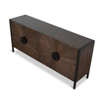 Adaline 1.8m Wooden Buffet Unit - Walnut Buffet & Sideboard Nicki-Core